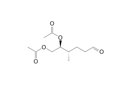 5,6-bis(Acetyloxy)-4-methylhexanal