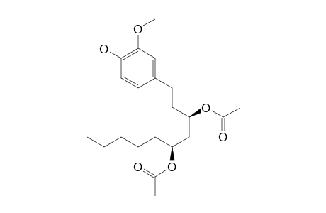 (3R,5S)-3,5-DIACETOXY-1-(4-HYDROXY-3-METHOXYPHENYL)-DECANE