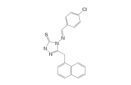 5-(1-NAPHTHYLMETHYL)-4-(PARA-CHLOROPHENYLIDENE)-AMINO-2,4-DIHYDRO-3H-1,2,4-TRIAZOLE-3-THIONE