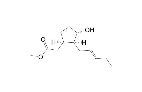 2-[3-hydroxy-2-[(E)-pent-2-enyl]cyclopentyl]acetic acid methyl ester