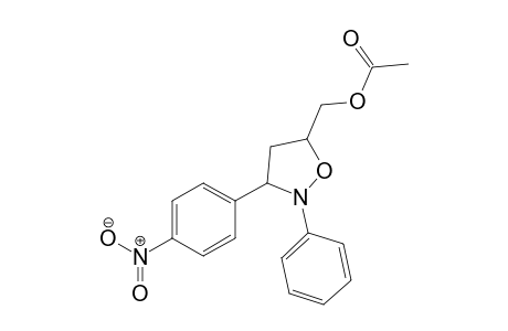 (+/-)-5-Acetoxymethyl-3-(4-nitrophenyl)-2-phenylisoxazolidine