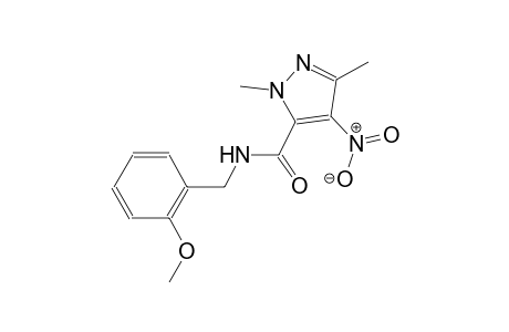 N-(2-methoxybenzyl)-1,3-dimethyl-4-nitro-1H-pyrazole-5-carboxamide