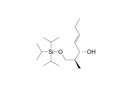 4-Hepten-3-ol, 2-methyl-1-[[tris(1-methylethyl)silyl]oxy]-, [S-[R*,R*-(E)]]-