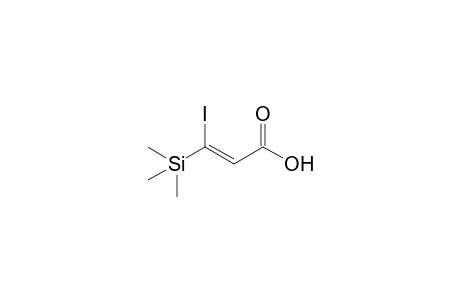 (Z)-3-Iodo-3-trimethylsilylpropenoic acid