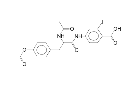 4-(N,O-DIACETYL-L-TYROSYL)AMINO-2-IODOBENZOIC ACID