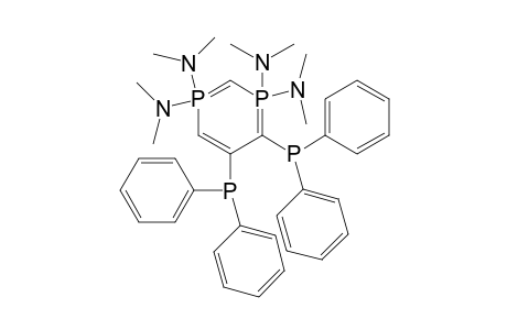 4,5-Bis-diphenylphosphanyl-octa-N-methyl-1lambda5,3lambda5-[1,3]diphosphinin-1,1',3,3'-tetraamine