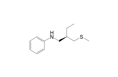 (R)-N-{2-[(Methylsulphanyl)methyl]butyl}-N-phenylamine