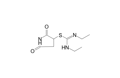 2,5-dioxo-3-pyrrolidinyl N-ethyl-N'-[(E)-ethyl]imidothiocarbamate