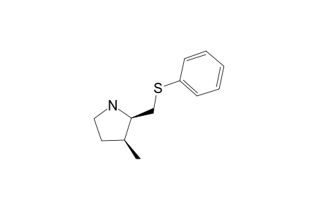 (CIS)-3-METHYL-2-(PHENYLTHIOMETHYL)-PYRROLIDINE