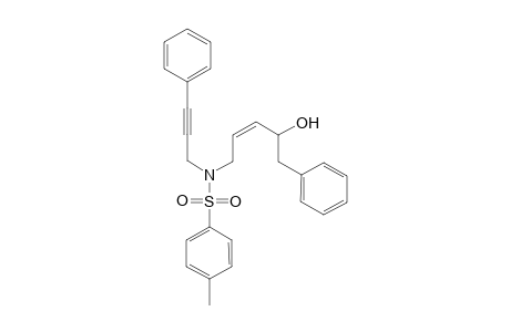 (Z)-1,9-Diphenyl-6-tosyl-6-azanon-3-en-8-yn-2-ol