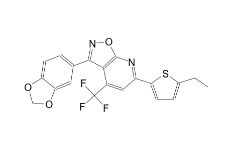 isoxazolo[5,4-b]pyridine, 3-(1,3-benzodioxol-5-yl)-6-(5-ethyl-2-thienyl)-4-(trifluoromethyl)-