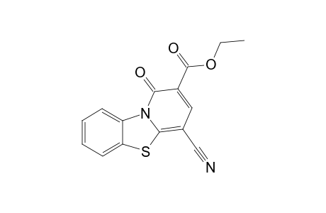 ethyl 4-cyano-1-oxo-1H-benzo[4,5]thiazolo[3,2-a]pyridine-2-carboxylate