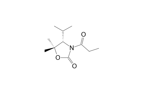 (4R)-N-PROPIONYL-5,5-DIMETHYL-4-ISOPROPYLOXAZOLIDIN-2-ONE