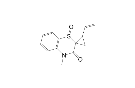 4-Methyl-2'-vinyl-1-oxido-3-oxo-3,4-dihydro-2H-1,4-benzothiazine-2-spiro-1'-cyclopropane