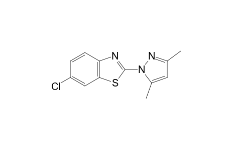 6-chloro-2-(3,5-dimethylpyrazol-1-yl)benzothiazole