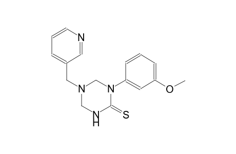 1-(3-methoxyphenyl)-5-(3-pyridinylmethyl)tetrahydro-1,3,5-triazine-2(1H)-thione