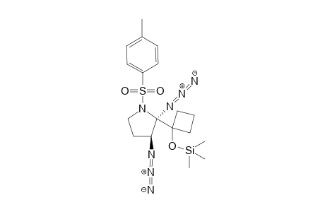 (2R,3S)-2,3-diazido-1-tosyl-2-(1-((trimethylsilyl)oxy)cyclobutyl)pyrrolidine