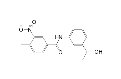 N-[3-(1-hydroxyethyl)phenyl]-4-methyl-3-nitrobenzamide
