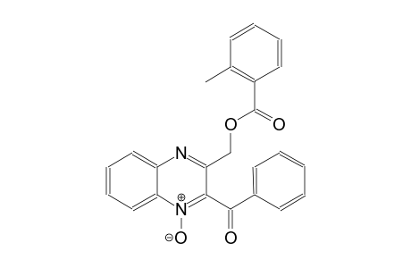 (3-benzoyl-4-oxido-2-quinoxalinyl)methyl 2-methylbenzoate