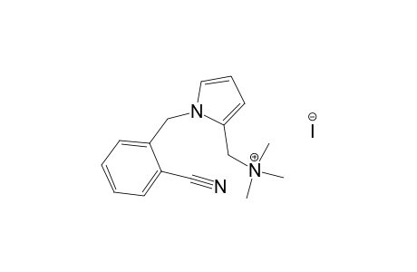 2-(Trimethylamonium)methyl-1-[2'-cyanobenzyl]pyrrole iodide
