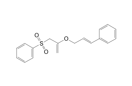 Benzene, [[2-[(3-phenyl-2-propenyl)oxy]-2-propenyl]sulfonyl]-, (E)-