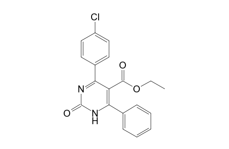 Ethyl 4-(4-chlorophenyl)-1,2-dihydro-2-oxo-6-phenylpyrimidine-5-carboxylate