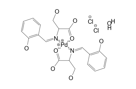 [PD-(SAL-SER)2]-CL2*H2O