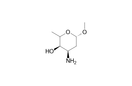 .alpha.-DL-lyxo-Hexopyranoside, methyl 3-amino-2,3,6-trideoxy-
