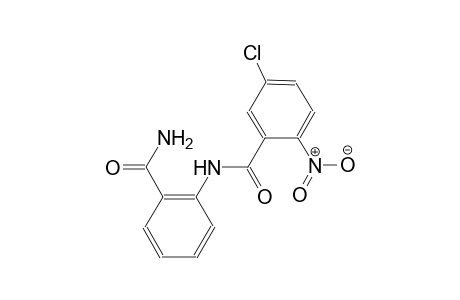 N-[2-(aminocarbonyl)phenyl]-5-chloro-2-nitrobenzamide
