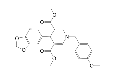3,5-pyridinedicarboxylic acid, 4-(1,3-benzodioxol-5-yl)-1,4-dihydro-1-[(4-methoxyphenyl)methyl]-, dimethyl ester