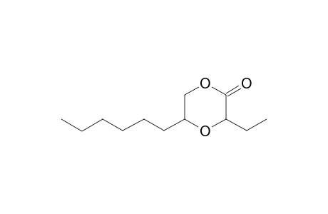 3-Ethyl-5-and 6-hexyl-2-oxo-1,4-dioxane