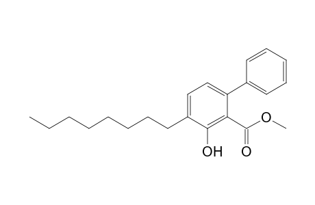 3-Hydroxy-4-octylbiphenyl-2-carboxylic Acid Methyl Ester