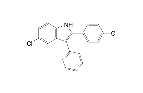 5-Chloro-2-(4-chlorophenyl)-3-phenylindole