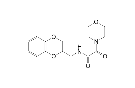 4-morpholineacetamide, N-[(2,3-dihydro-1,4-benzodioxin-2-yl)methyl]-alpha-oxo-