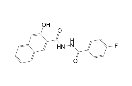 4-fluoro-N'-(3-hydroxy-2-naphthoyl)benzohydrazide