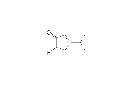 2-Cyclopenten-1-one, 5-fluoro-3-(1-methylethyl)-