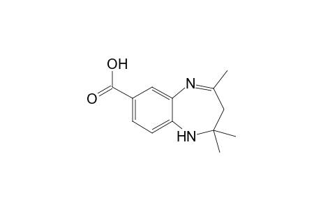 7-Carboxy-2,2,4-trimethyl-1H-2,3-dihydro-1,5-benzodiazepine