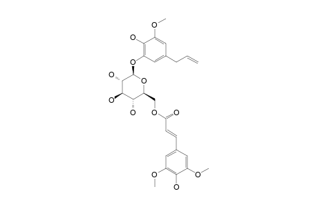 (2-HYDROXY-3-METHOXY-5-ALLYL)-PHENYL_BETA-D-(6-O-E-SINAPOYL)-GLUCOPYRANOSIDE