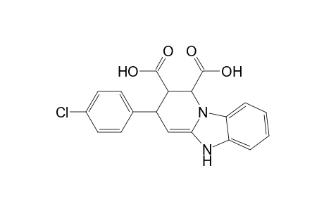 Pyrido[1,2-a]benzimidazole-1,2-dicarboxylic acid, 3-(4-chlorophenyl)-1,2,3,5-tetrahydro-