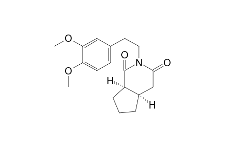 alpha,beta-trimethylene-N-homoveratryl-glutarimide