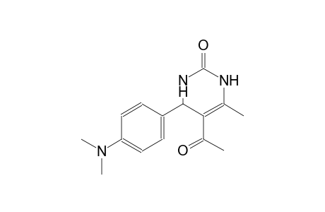 2(1H)-pyrimidinone, 5-acetyl-4-[4-(dimethylamino)phenyl]-3,4-dihydro-6-methyl-