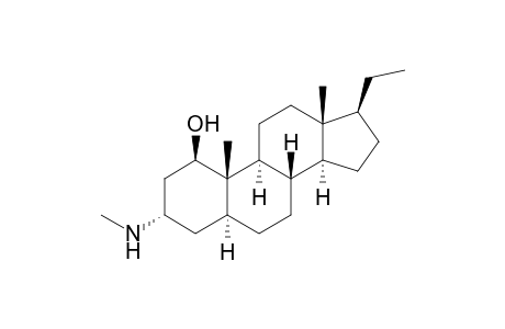 3.alpha.-methylamino-1.beta.-hydroxy-5.alpha.-pregnane