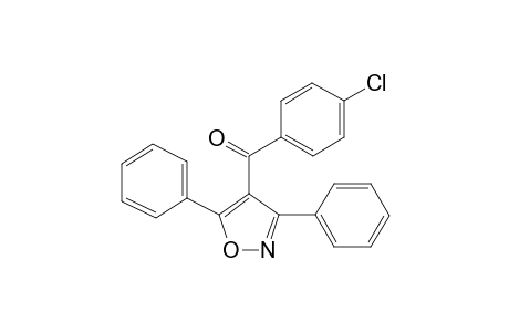 (4-chlorophenyl)(3,5-diphenylisoxazol-4-yl)methanone