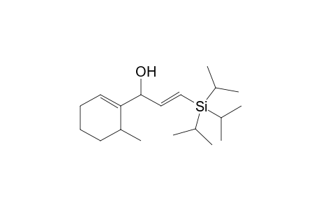 (E)-1-(6-Methyl-1-cyclohexenyl)-3-triisopropylsilyl-2-propen-1-ol