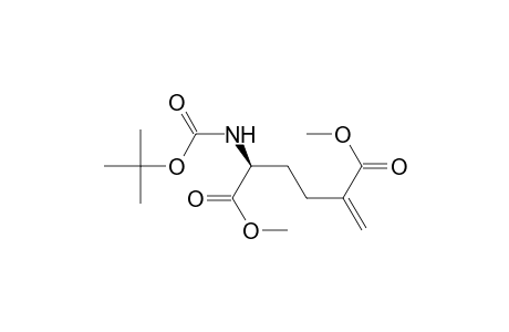 (2S)-2-(tert-butoxycarbonylamino)-5-methylene-adipic acid dimethyl ester