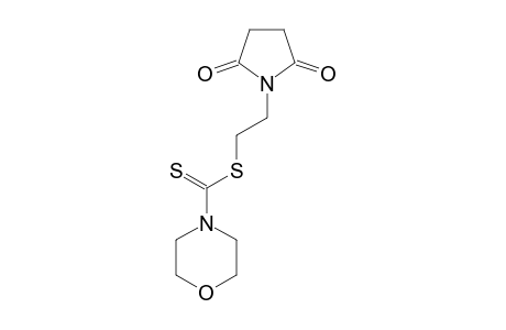 2-(2,5-Dioxo-1-pyrrolidinyl)ethyl 4-morpholinecarbodithioate