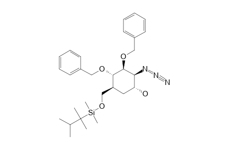 2-AZIDO-3,4-DI-O-BENZYL-2-DEOXY-6-O-THEXYLDIMETHYLSILYL-5A-CARBA-ALPHA-D-MANNOPYRANOSIDE