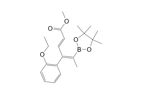 Methyl (2E,4Z)-4-(2-ethoxyphenyl)-5-(4,4,5,5-tetramethyl-1,3,2-dioxaborolan-2-yl)hexa-2,4-dienoate