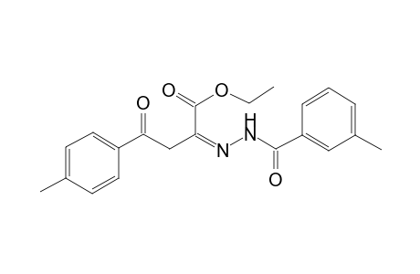 Butanoic acid, 4-(4-methylphenyl)-4-oxo-2-(3-methylbenzoylhydrazono)-, ethyl ester