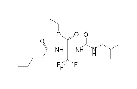 Ethyl 3,3,3-trifluoro-2-{[(2-methylpropyl)carbamoyl]amino}-2-pentanamidopropanoate
